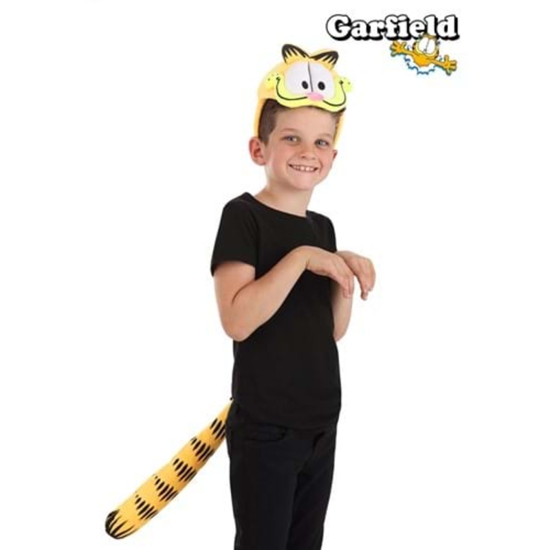 Garfield Soft Headband & Tail Costume Kit