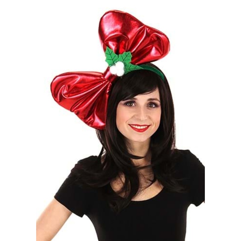 Giant Bow Costume Christmas Headband Standard