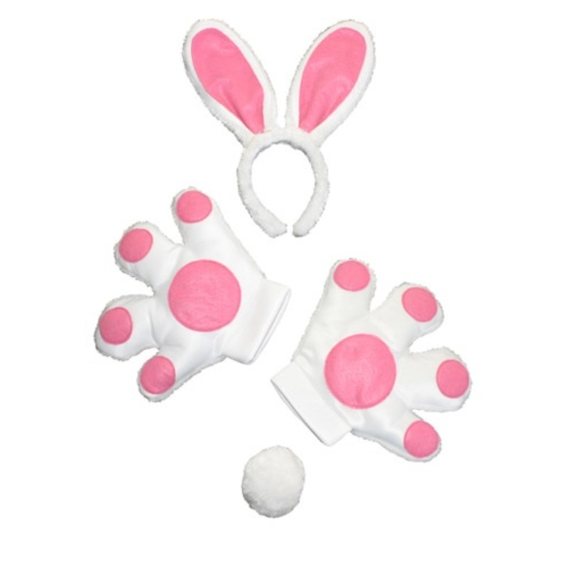 Jumbo White Bunny Costume Kit Standard