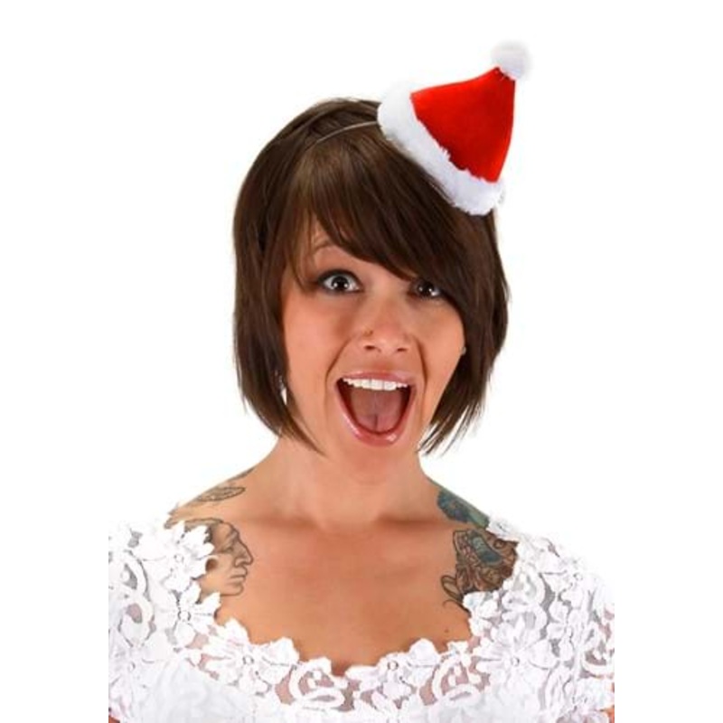 Mini Santa Plush Costume Hat Standard