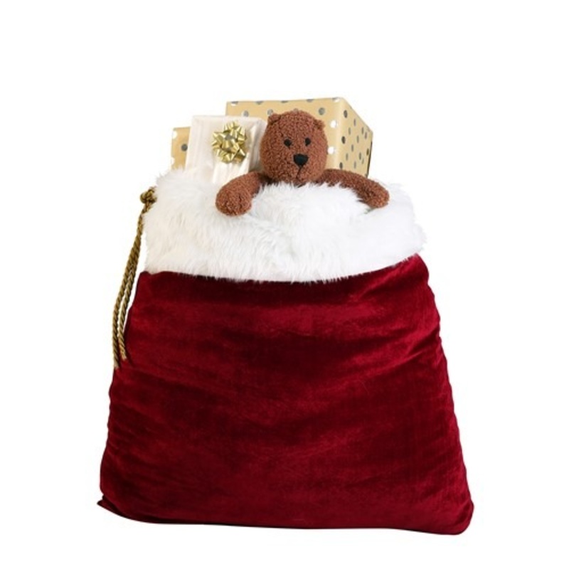 Santa's Red Christmas Toy Sack Standard