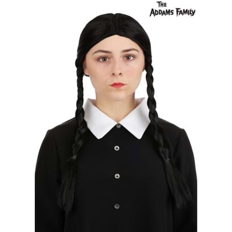 Women's 1960s Wednesday Addams Costume Wig