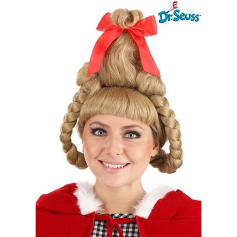 Women's Deluxe Dr. Seuss Cindy Lou Who Wig Standard