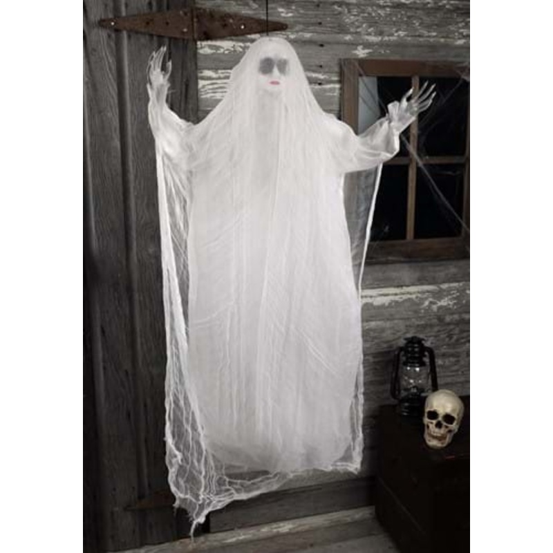 3 Foot Hanging Female Ghost Halloween Prop Standard