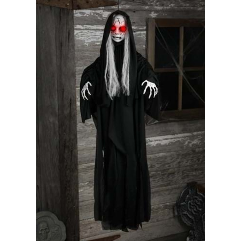 41.5-Inch Cracked-Skull Baby Hanging Halloween Decoration Standard