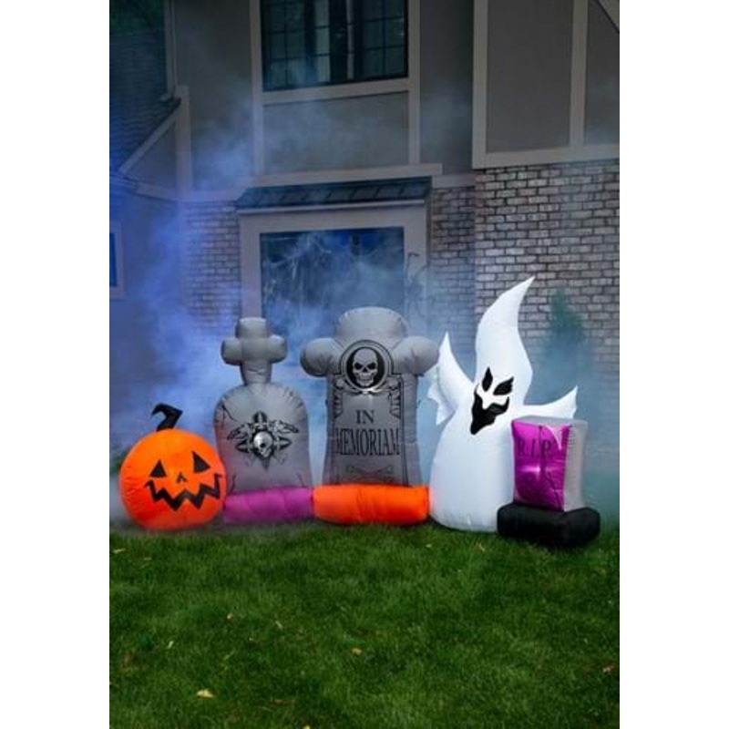 5 Piece Graveyard Inflatable Decoration Set Standard