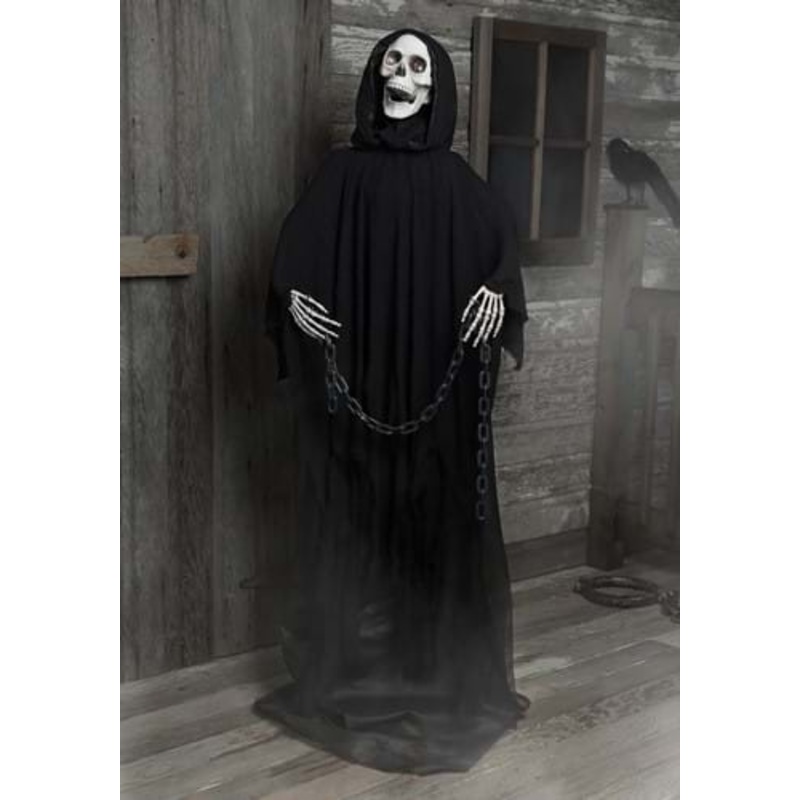 5FT Animated Light Up Reaper Decoration - Scream Saver Standard