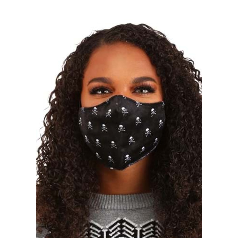 Adult Pirate Sublimated Face Mask Standard