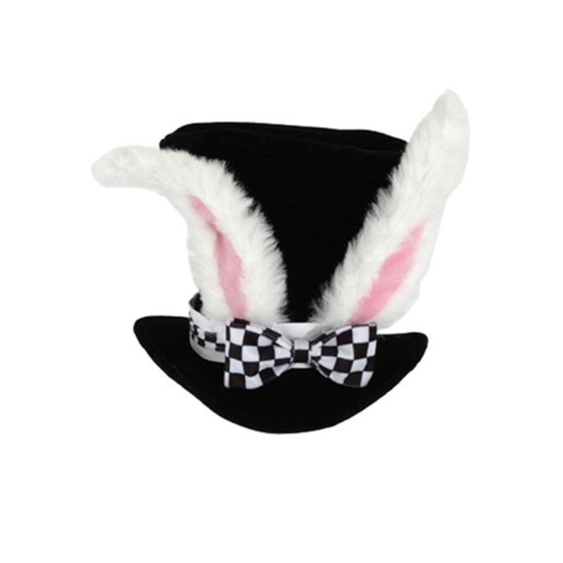 Adult White Rabbit Costume Hat Standard