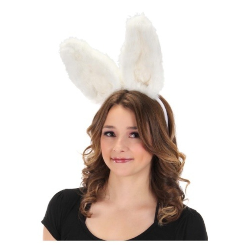 Bunny Headband with Bendable Ears Costume Standard