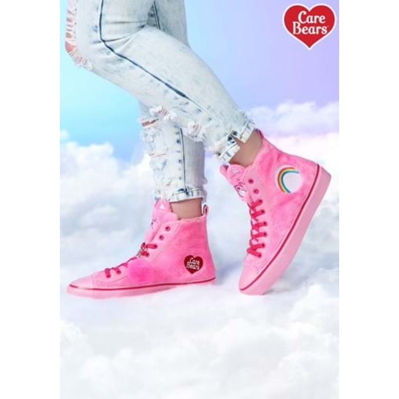 Care Bears Cheer Bear Pink High Top Shoes for Women Size 5