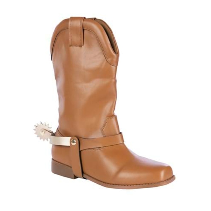 Cowboy Boots with Spurs for Kids Size 1