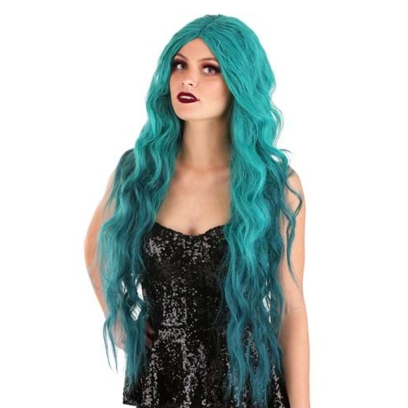 Enchanted Curly Lagoon Wig Standard