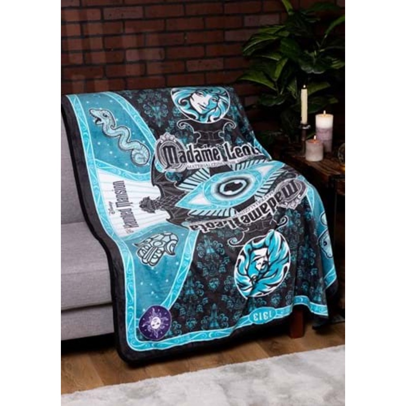 Haunted Mansion Haunted Tarot Micro Raschel Throw Blanket Standard