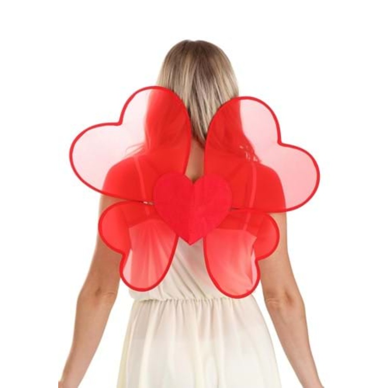 Heart-Shaped Wings Costume Accessory Kit Standard