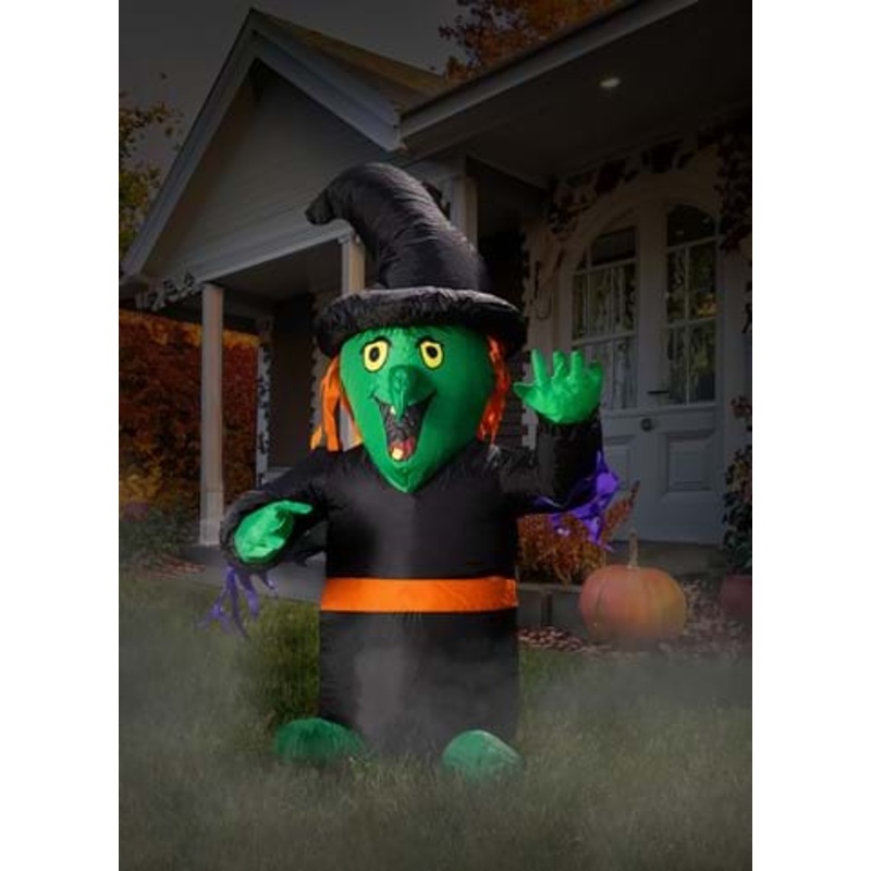 Inflatable 4 Foot Classic Witch Decoration Standard