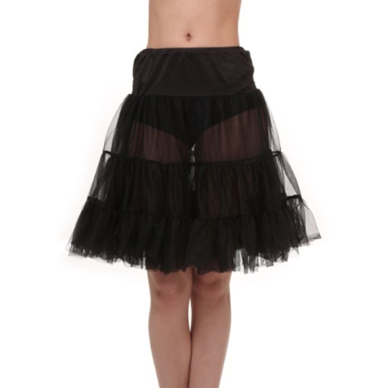 Plus Size Knee Length Crinoline Skirt 2X