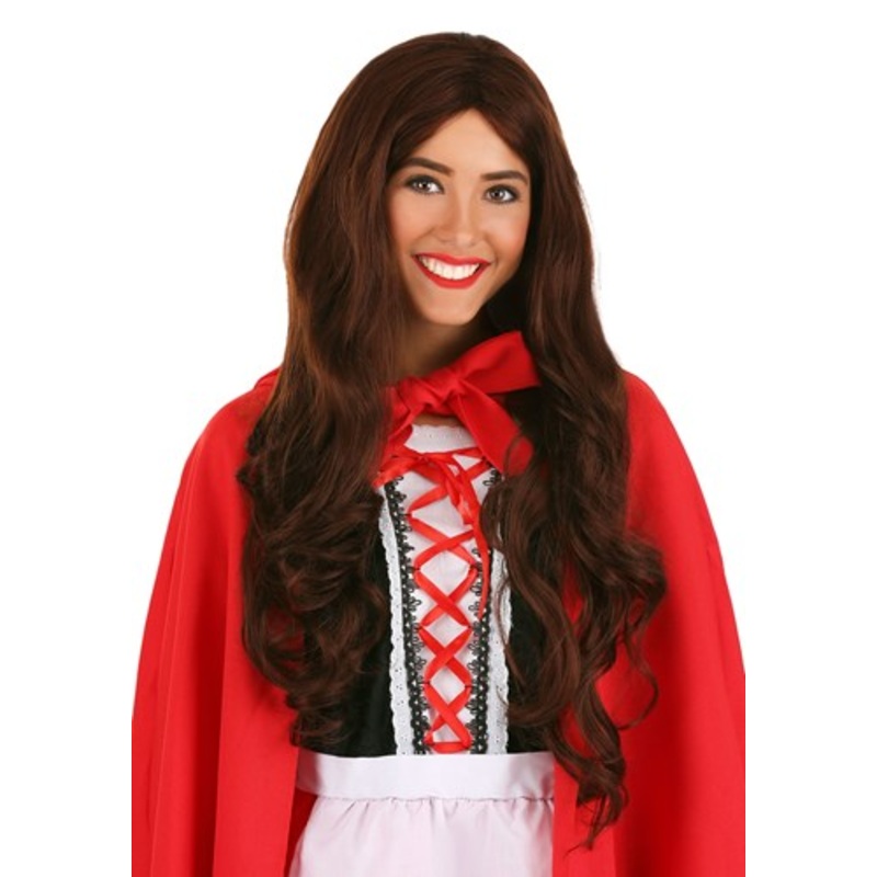 Red Riding Hood Women's Brunette Wig Standard