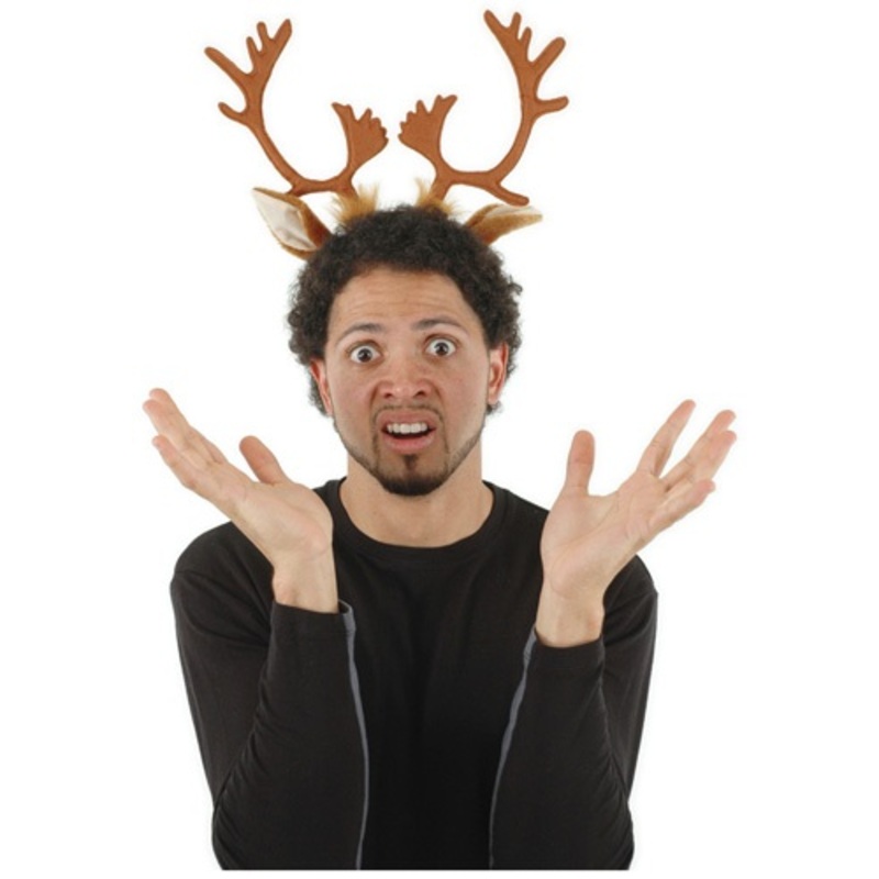 Reindeer Antlers Costume Headpiece Standard