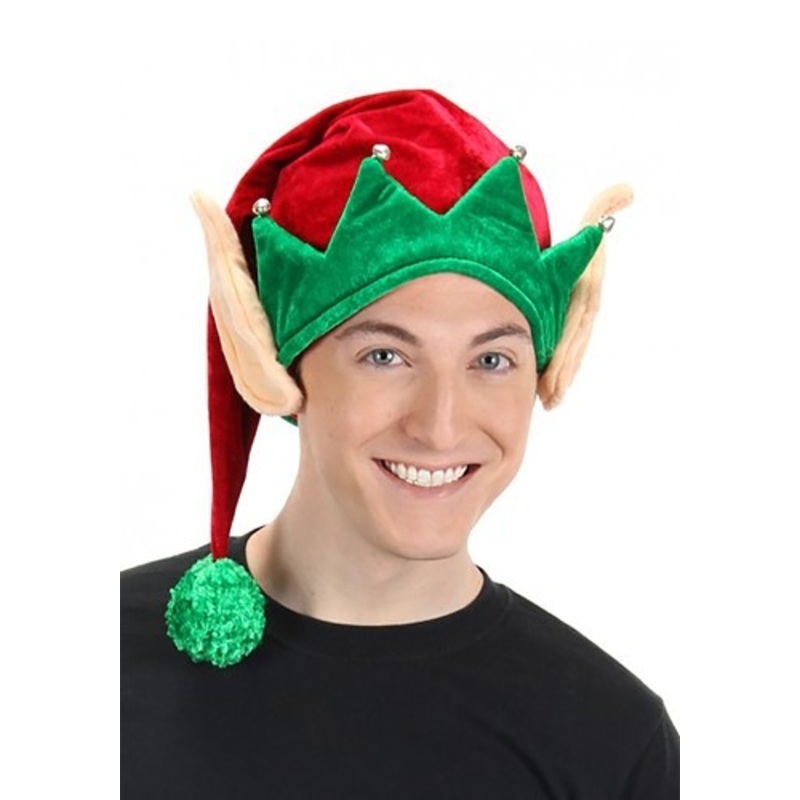 Soft Elf Hat with Ears for Adults Standard