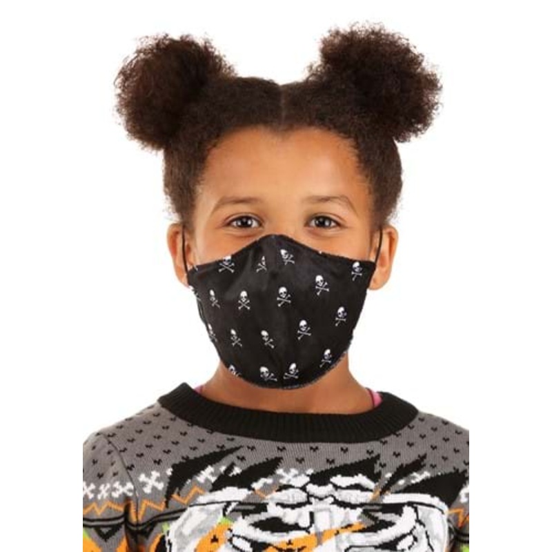 Sublimated Pirate Face Mask for Kids Standard