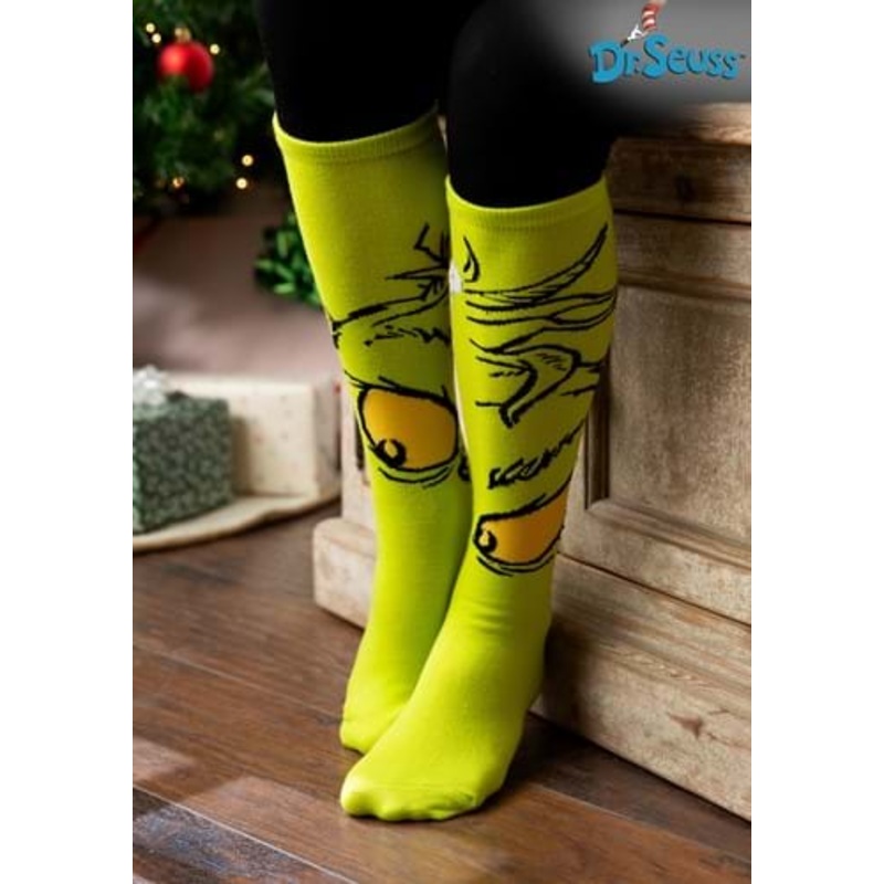 The Grinch Knee High Socks for Adults Standard