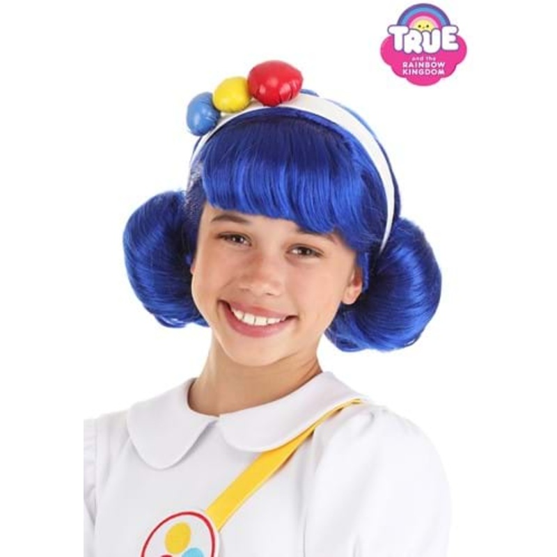 True and the Rainbow Kingdom Blue True Wig for Kids Standard