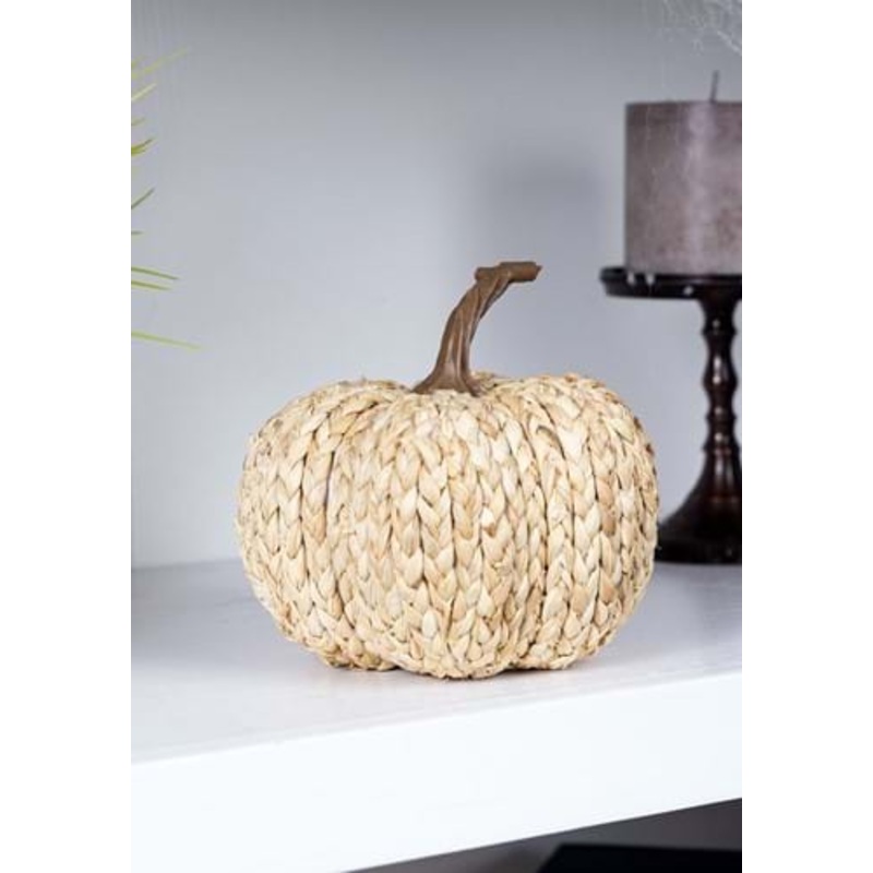 5-Inch Cornpeel White Pumpkin Prop Standard