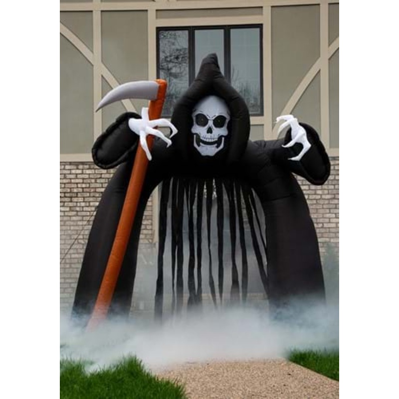 9.6FT Inflatable Reaper Death Archway Halloween Decoration Standard