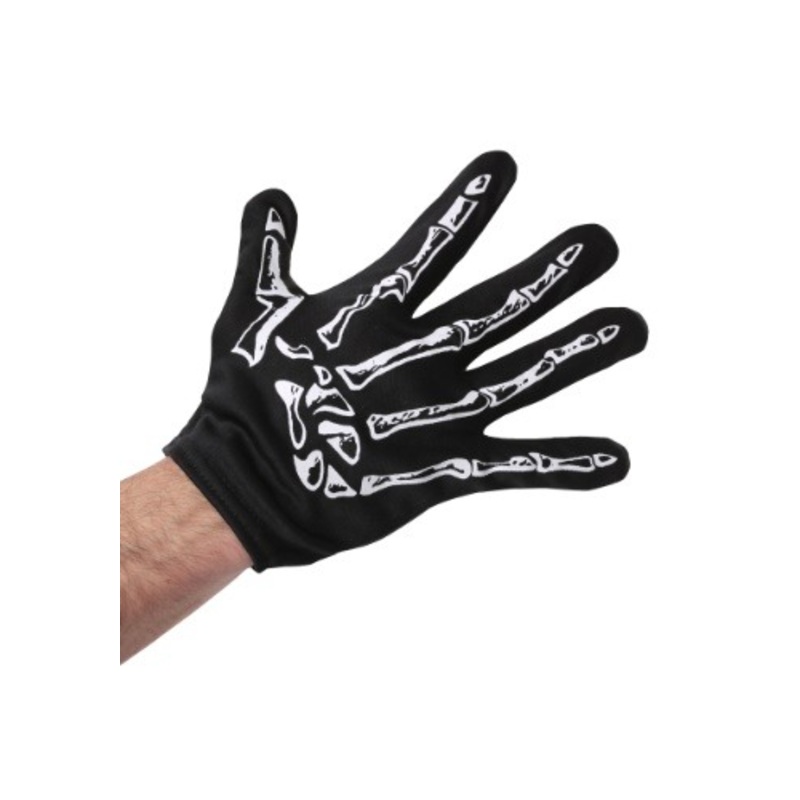 Adult Mens Skeleton Gloves Standard