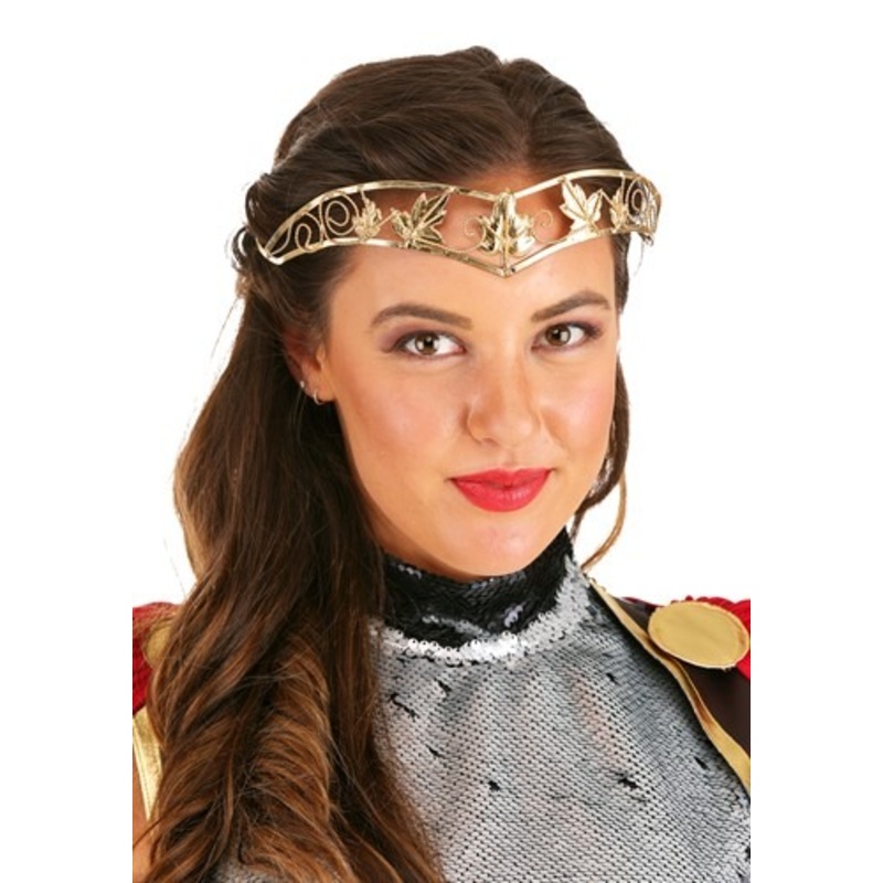 Antique Gold Leaf Women's Costume Circlet Standard