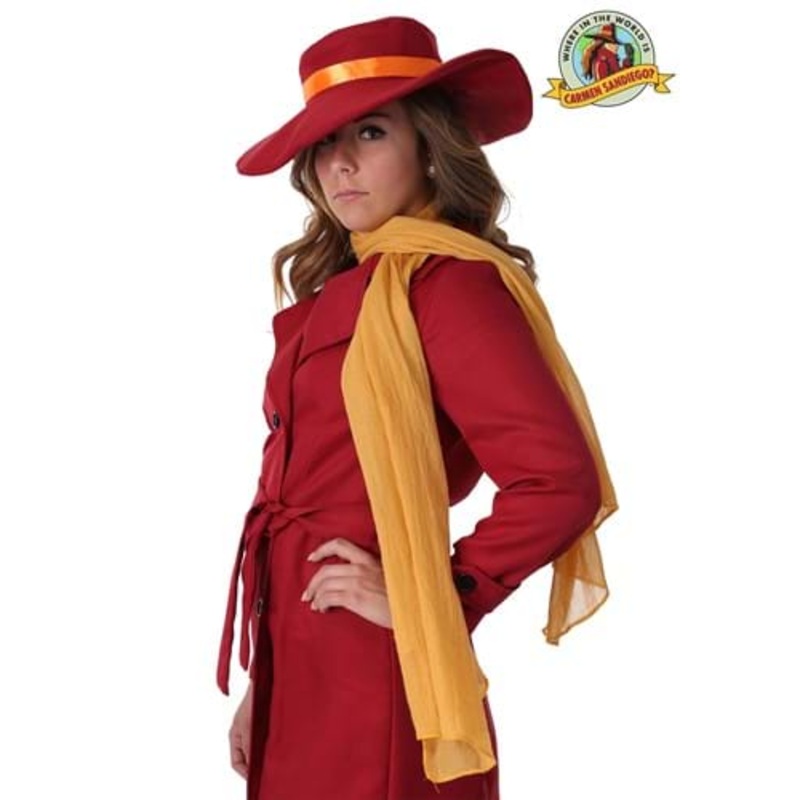 Carmen Sandiego Scarf Accessory for Women Standard