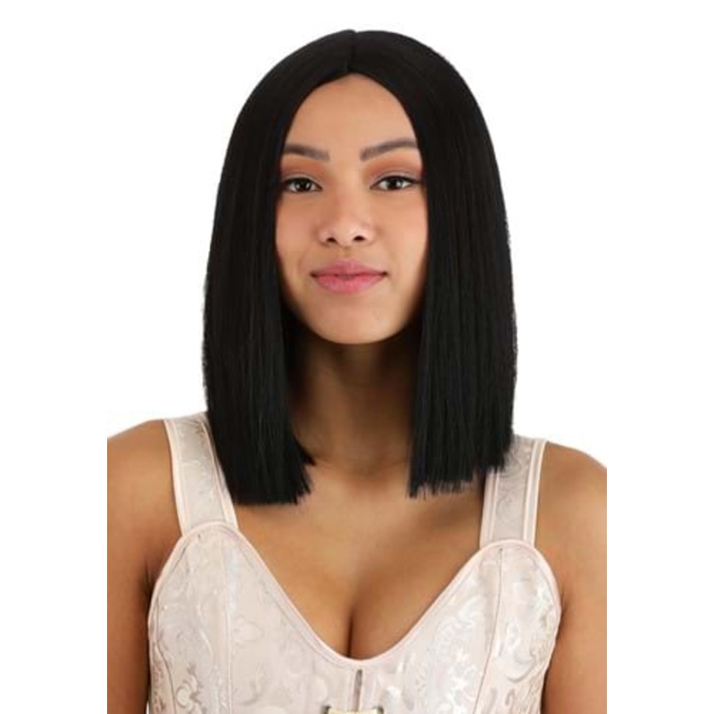 Deep Black Long Bob Wig for Women Standard