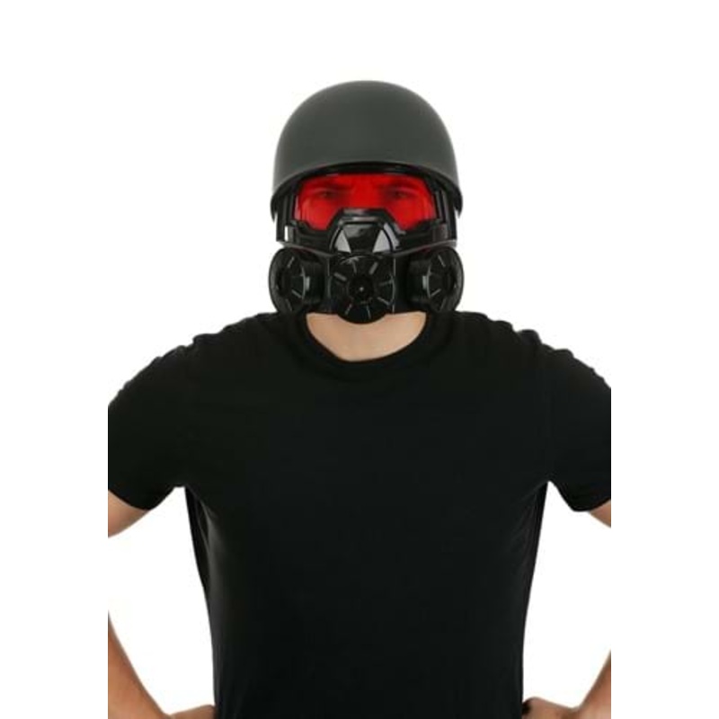 Gas Mask Costume Helmet for Adults Standard