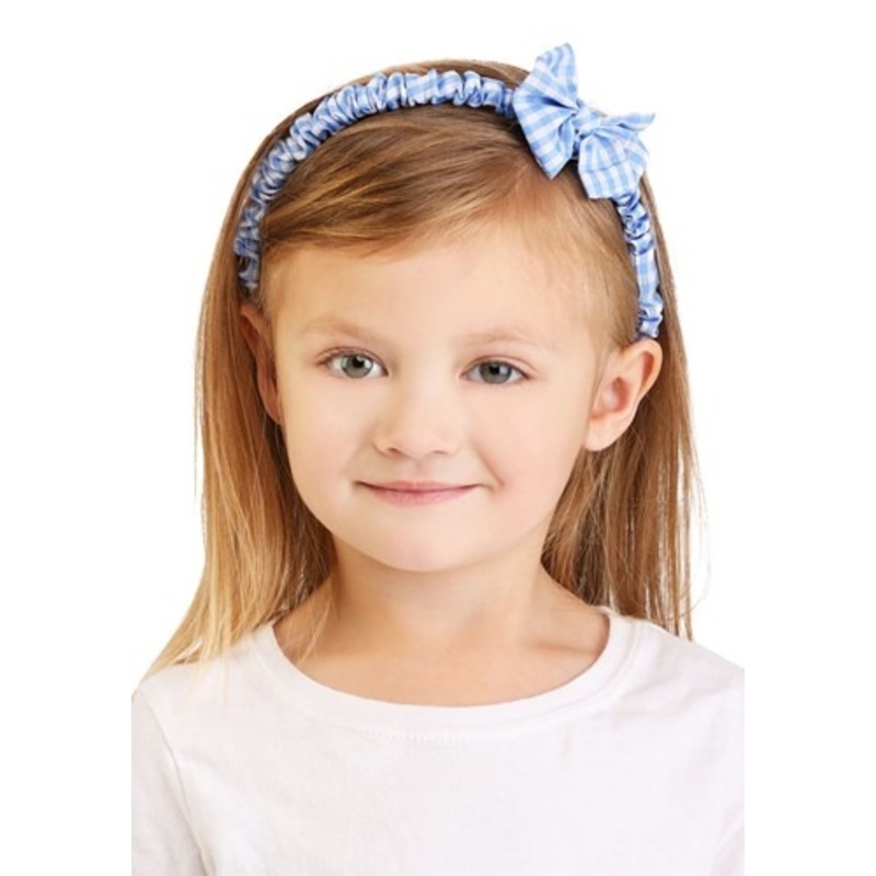 Gingham Bow Headband Standard