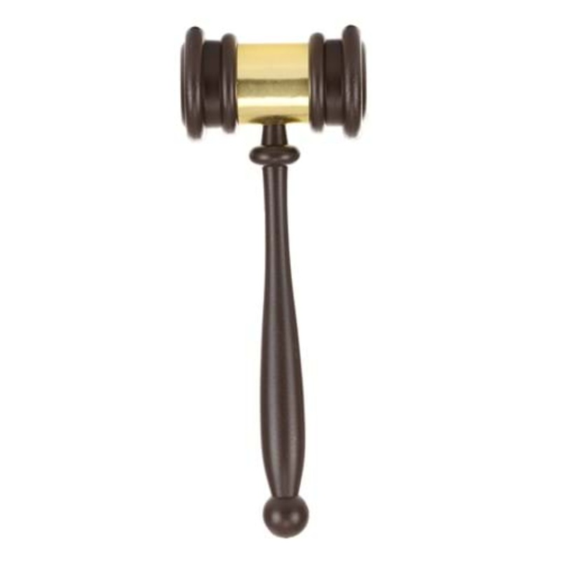 Judge Gavel Prop Accessory Standard