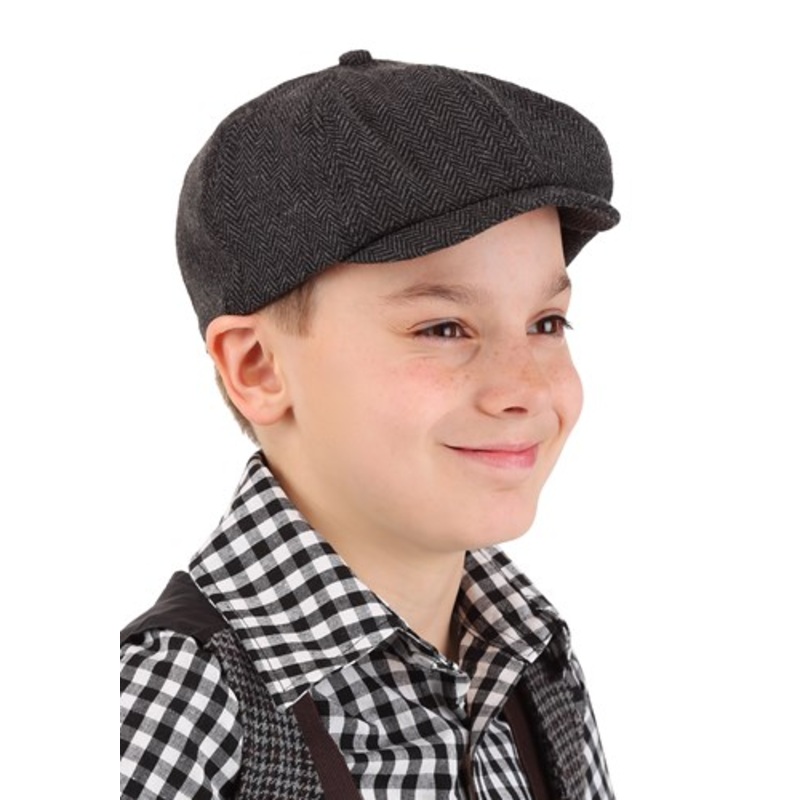 Newsboy Costume Cap for Kids Standard
