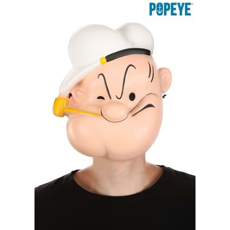 Popeye Costume Mask for Men Standard