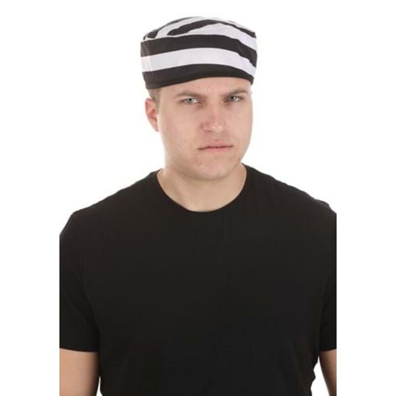 Prisoner Costume Hat for Adults Standard