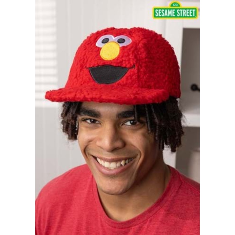 Sesame Street Elmo Fuzzy Cap Standard