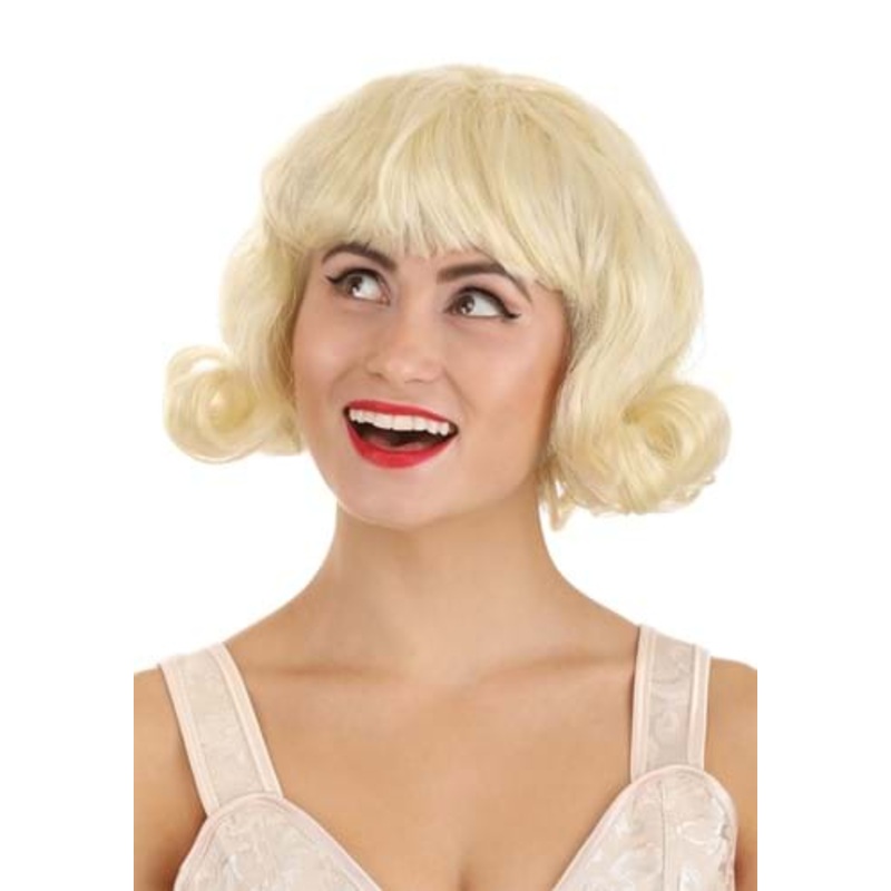 Short Blonde 50s Wig for Women Standard