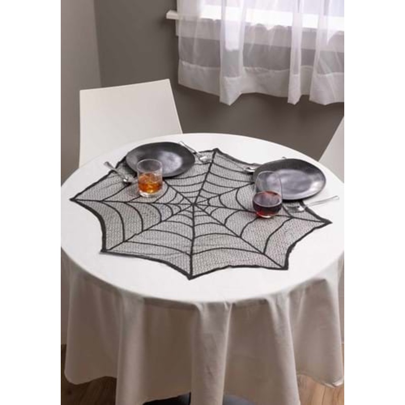 30-Inch Round Spider Web Table Cover Decoration Standard