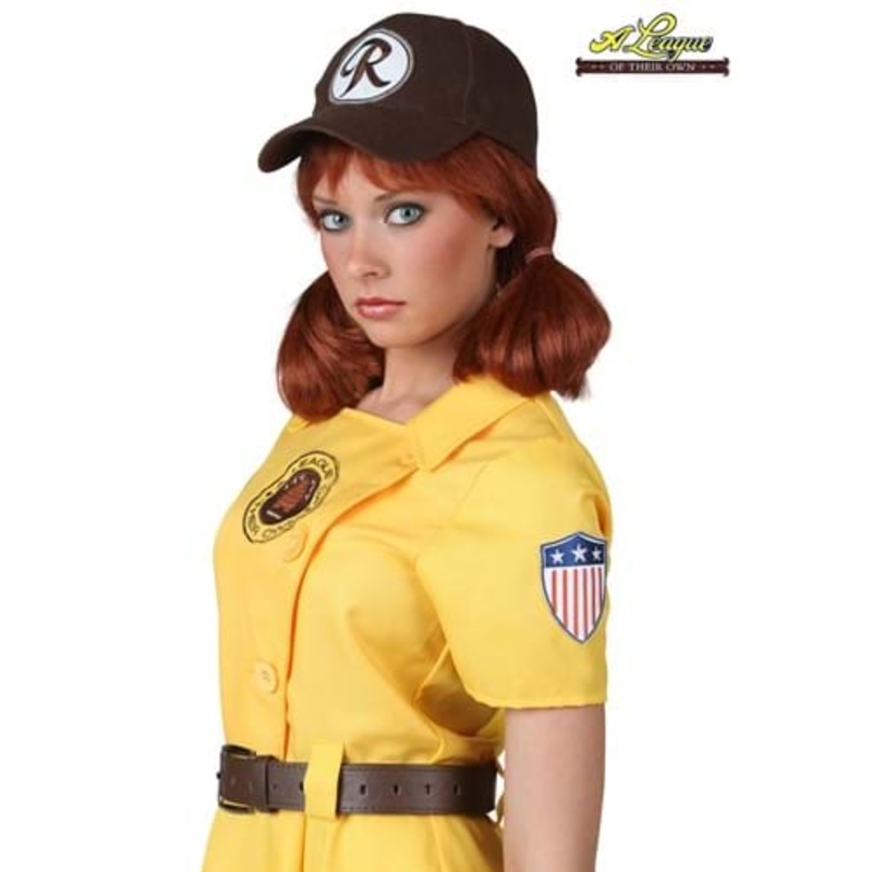 A League of Their Own Kit Costume Wig for Adults Standard