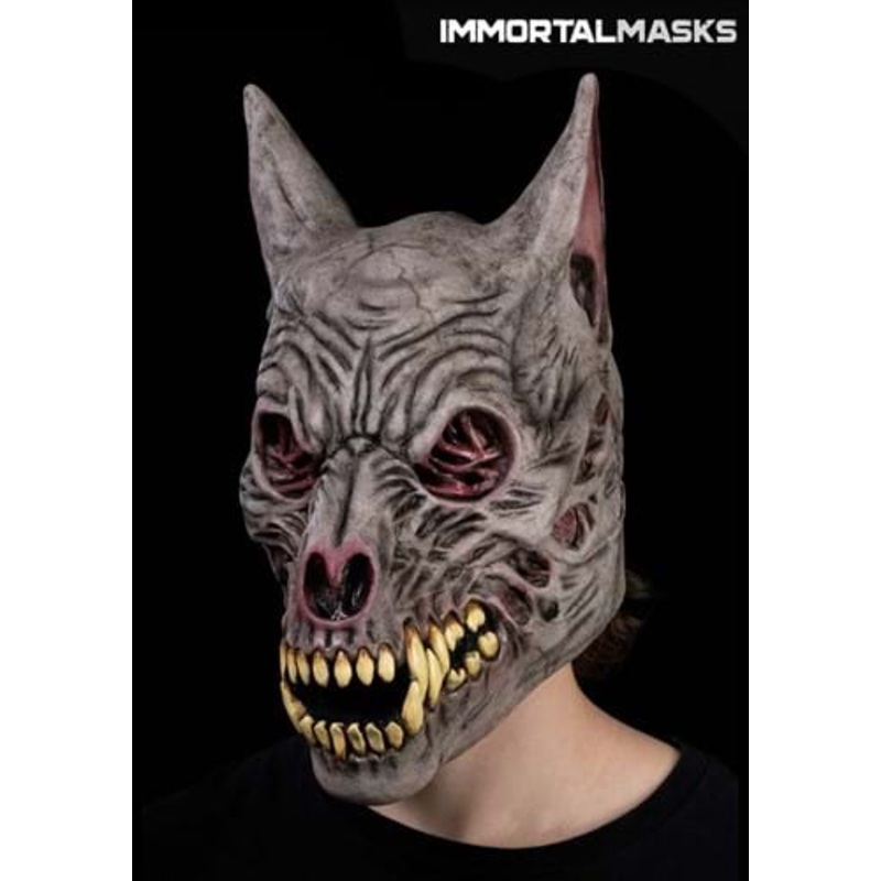 Adult Devil Dog Latex Mask From Immortal Masks Standard