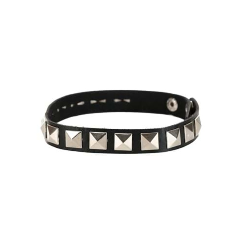 Black Studded Costume Choker Accessory Standard