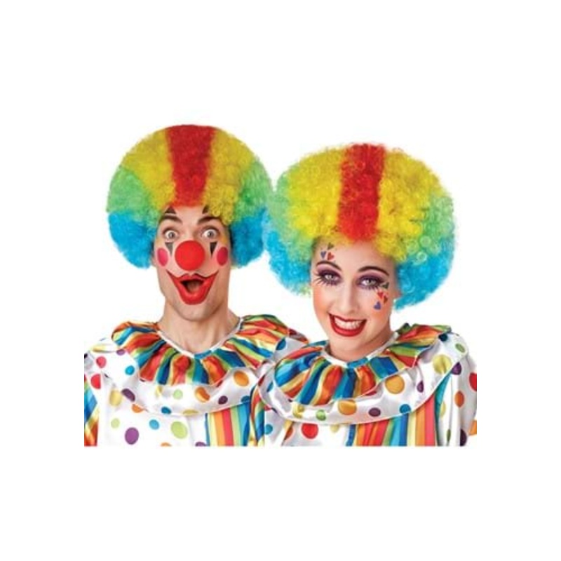 Multicolor Clown Wig Standard