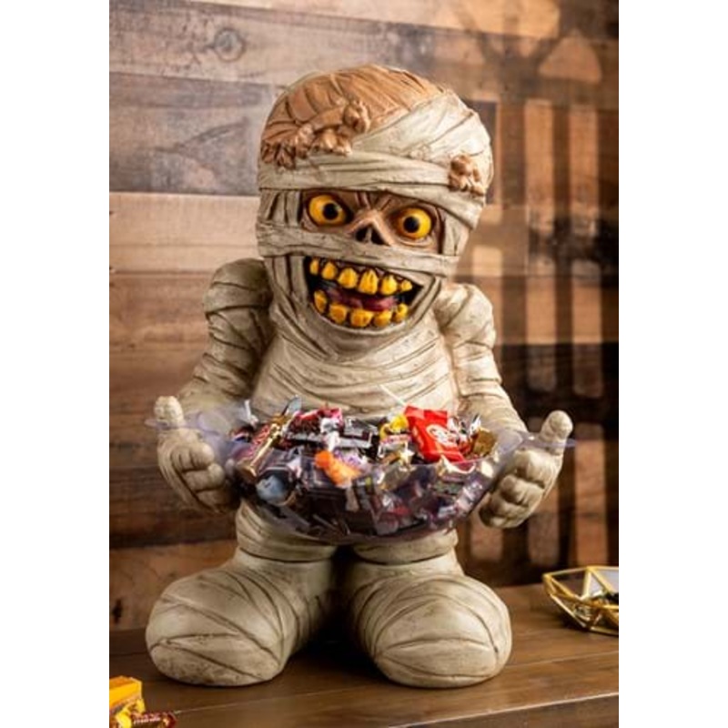Mummy Candy Bowl Halloween Decoration Standard