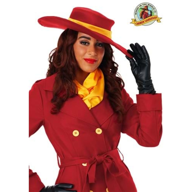 Women's Carmen Sandiego Wig Standard
