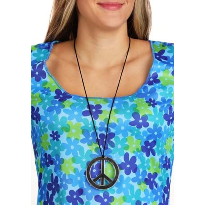 1960's Peace Costume Accessory Necklace Standard