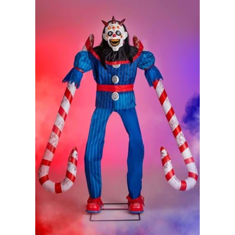 6.5FT Brick Thunder Candy Cain Horror Animatronic Halloween Decoration Standard